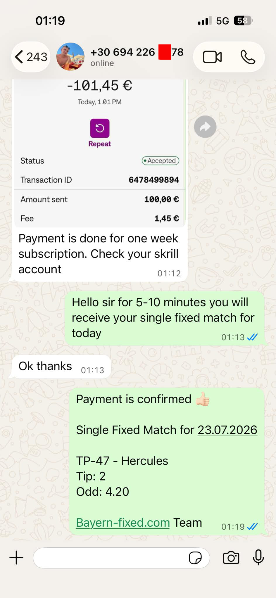 Greek Fixed Matches