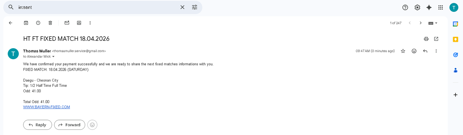 HT FT Sure Fixed Win